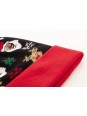 Bonnet de noël à colorier