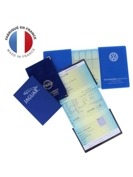 Porte carte grise 3 volets