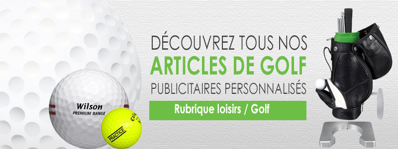 Lire la suite à propos de l’article Équipez-vous ! Découvez notre gamme d&rsquo;articles de golf publicitaires.