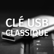 Clé USB Classique - Un large choix de clés USB publicitaires personnalisées auprès d’OJM Diffusion