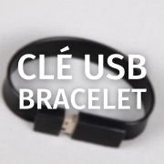 Clé USB publicitaire - Bracelet USB personnalisé - OJM