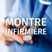 Montre infirmière publicitaire - Marquage montre infirmière
