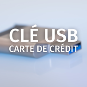 Clé USB en forme de carte de crédit à personnaliser