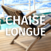 Chaise longue publicitaire à personnaliser